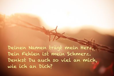 Vermissen zitate jemanden Zitate Zu